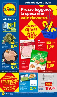 Anteprima dell'opuscolo Attuale volantino dal negozio Lidl valido da 19/01/2026