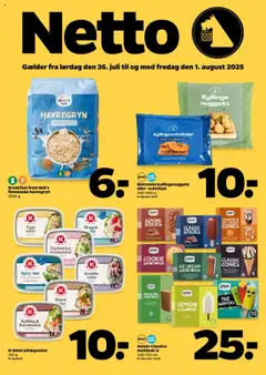 Eksempel på tilbudsavis Tilbudsavis fra butik Netto gyldig fra 26/07/2025