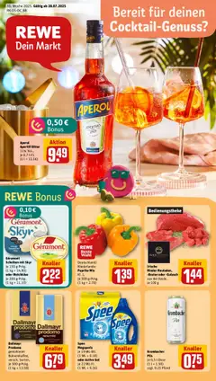 Vorschau von dem Prospekt des Geschäftes Rewe, gültig ab dem 28.07.2025