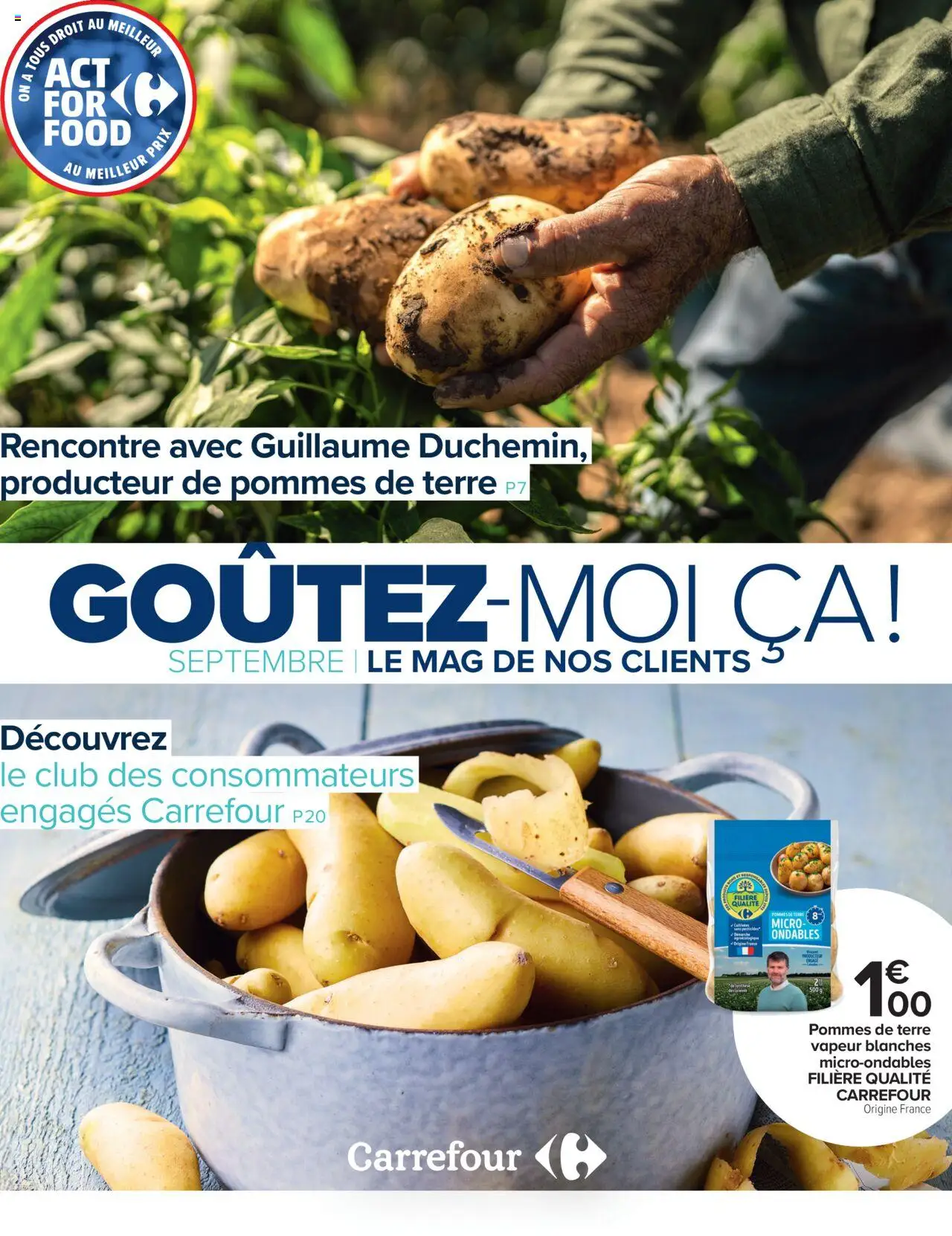 Catalogue: Goûtez-moi ça! de la boutique Carrefour Market valable du 01/09/2025 - Page numéro 1