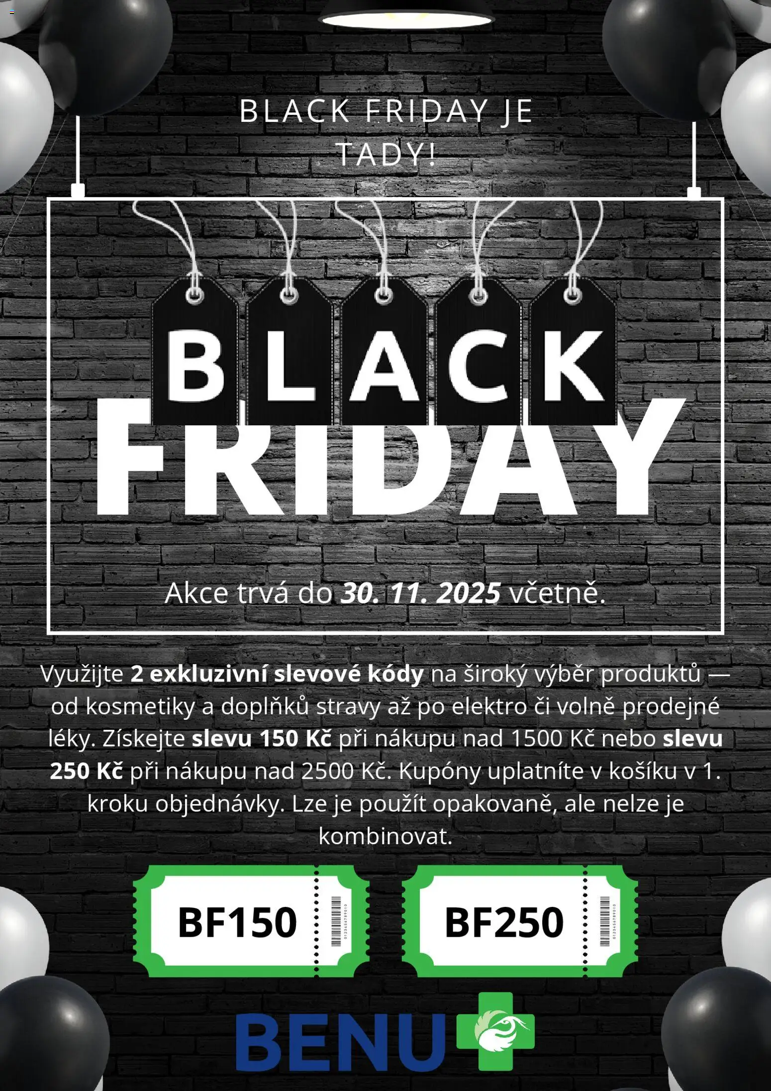 Náhled nabídky: Benu Black Friday platný od 25.11.2025