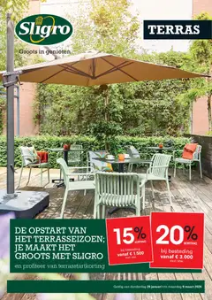 Voorbeeld van Terras special van winkel Sligro geldig vanaf 29-01-2026