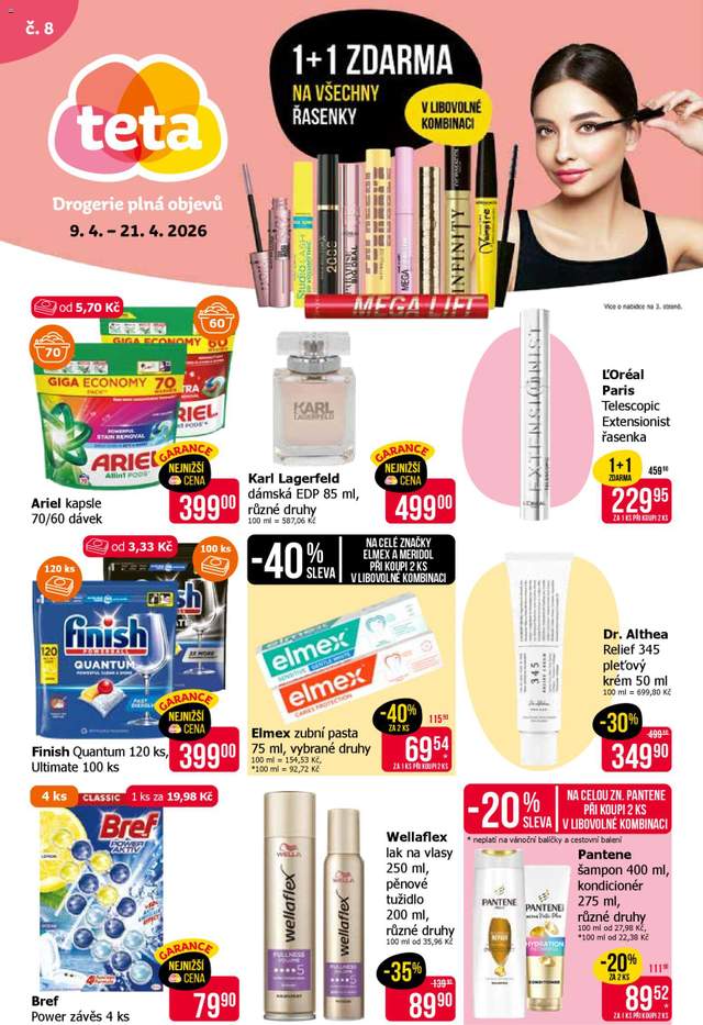 Nový TETA Drogerie leták od 09.04.