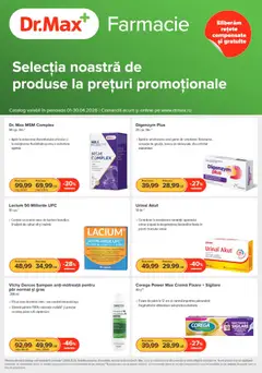 Previzualizarea de cataloage: Dr.Max Dr.Max Catalog valabil de la 01.04.2026