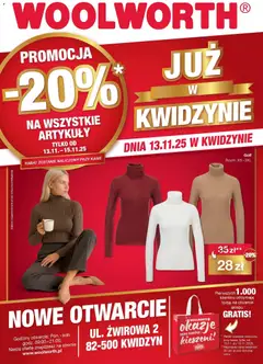 Pogląd gazetki "Woolworth: Już w Kwidzyn" ze sklepu Woolworth ważnej od 06.11.2025