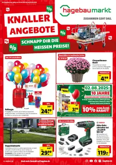 Vorschau von dem Prospekt des Geschäftes Hagebau, gültig ab dem 02.08.2025