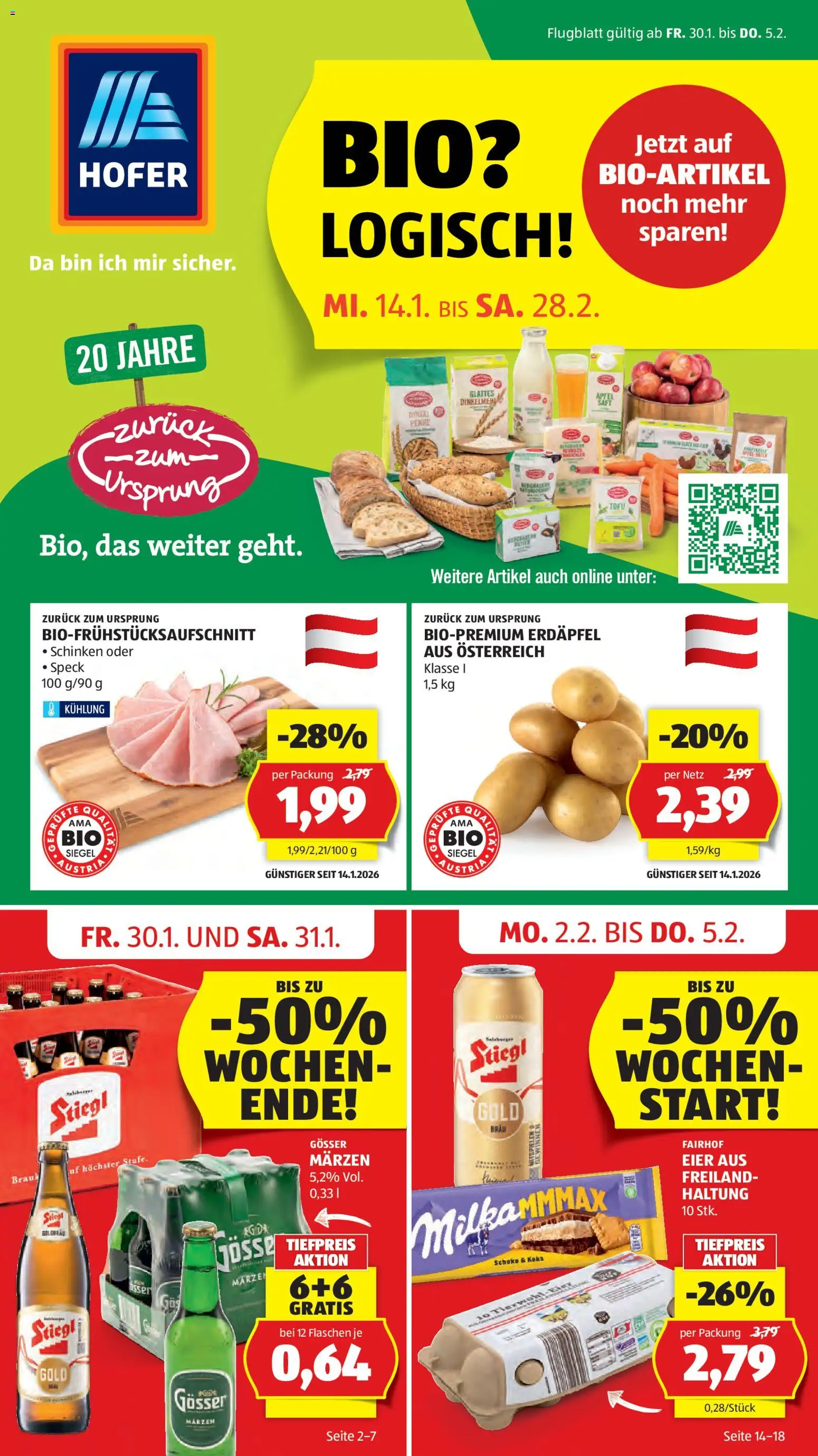 Vorschau der Angebote: Hofer Flugblatt gültig ab 30.01.2026