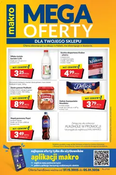 Pogląd gazetki "Mega oferty dla Twojego Sklepu" ze sklepu Makro ważnej od 27.12.2025