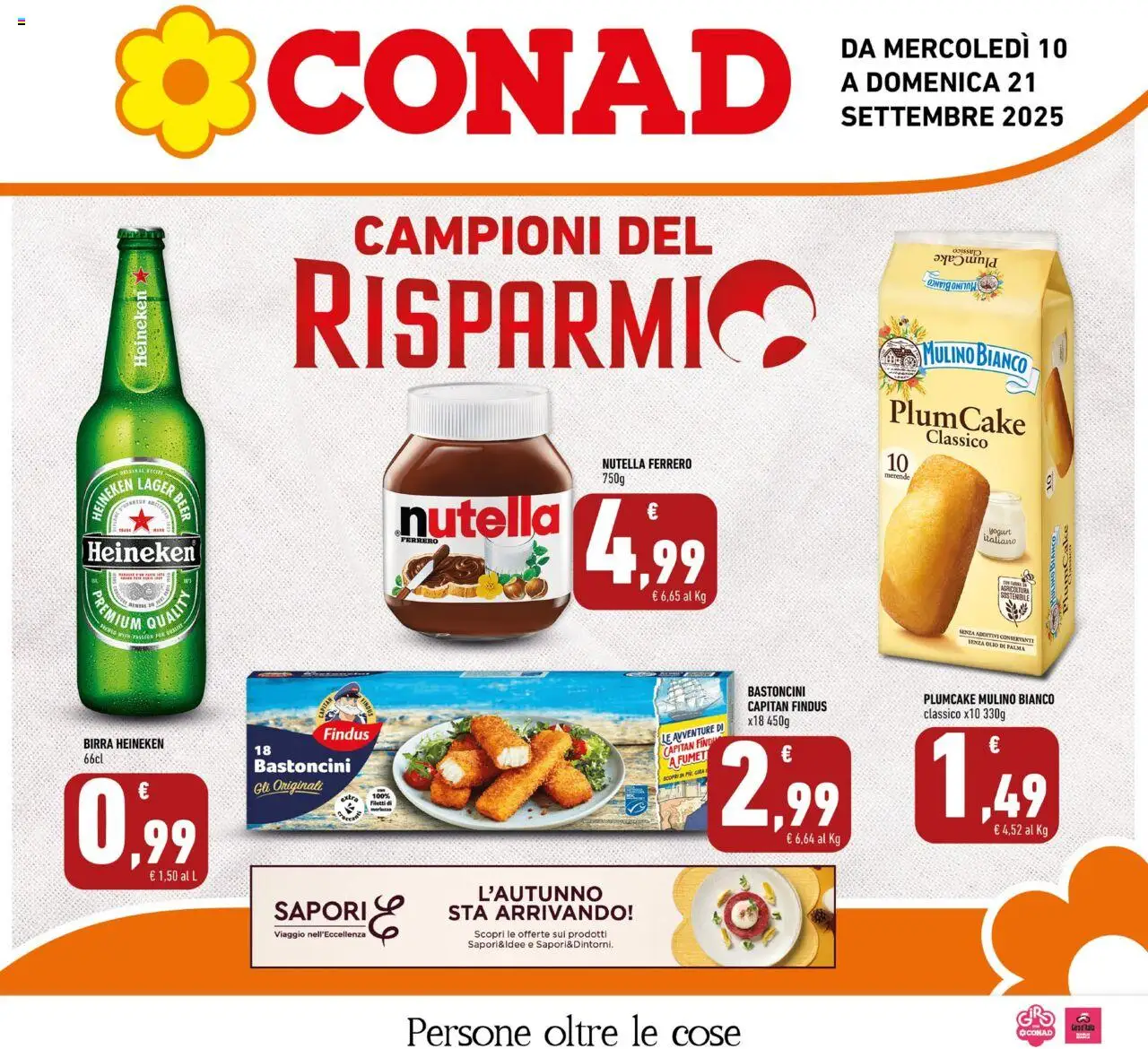 Volantino Conad valido da 10/09/2025 numero di pagina 1