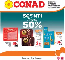 Anteprima dell'opuscolo Volantino Piemonte dal negozio Conad valido da 28/08/2025