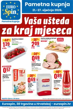 Pregled letka Katalog trgovine Eurospin vrijedi od 21.01.2026