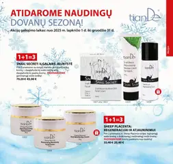 TianDe parduotuvės leidinio Leidinys - Atidarome naudingų dovanų sezoną galiojančio nuo 2025.11.01 peržiūra