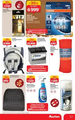Auchan - Akciós újság Auchan megtekintése, amely érvényes 2025.12.11.-től | Oldal: 57