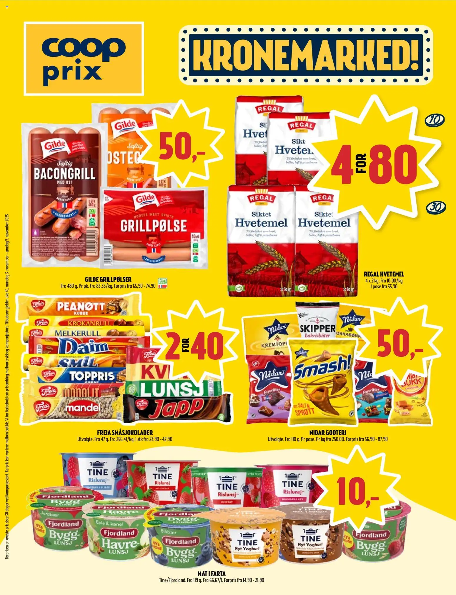 Forhåndsvis Kundeavis fra butikk Coop Prix gyldig fra 03/11/2025