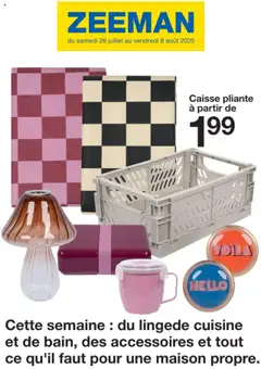 Prévisualisation de Publicité du magasin Zeeman formulaire valide 26/07/2025