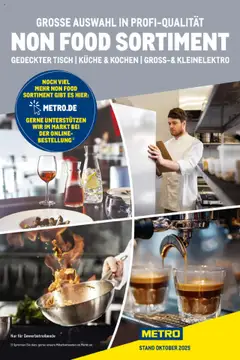 Vorschau von dem Prospekt des Geschäftes Metro, gültig ab dem 01.10.2025