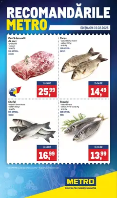 Previzualizarea de cataloage: Metro Catalog nou valabil de la 09.02.2026