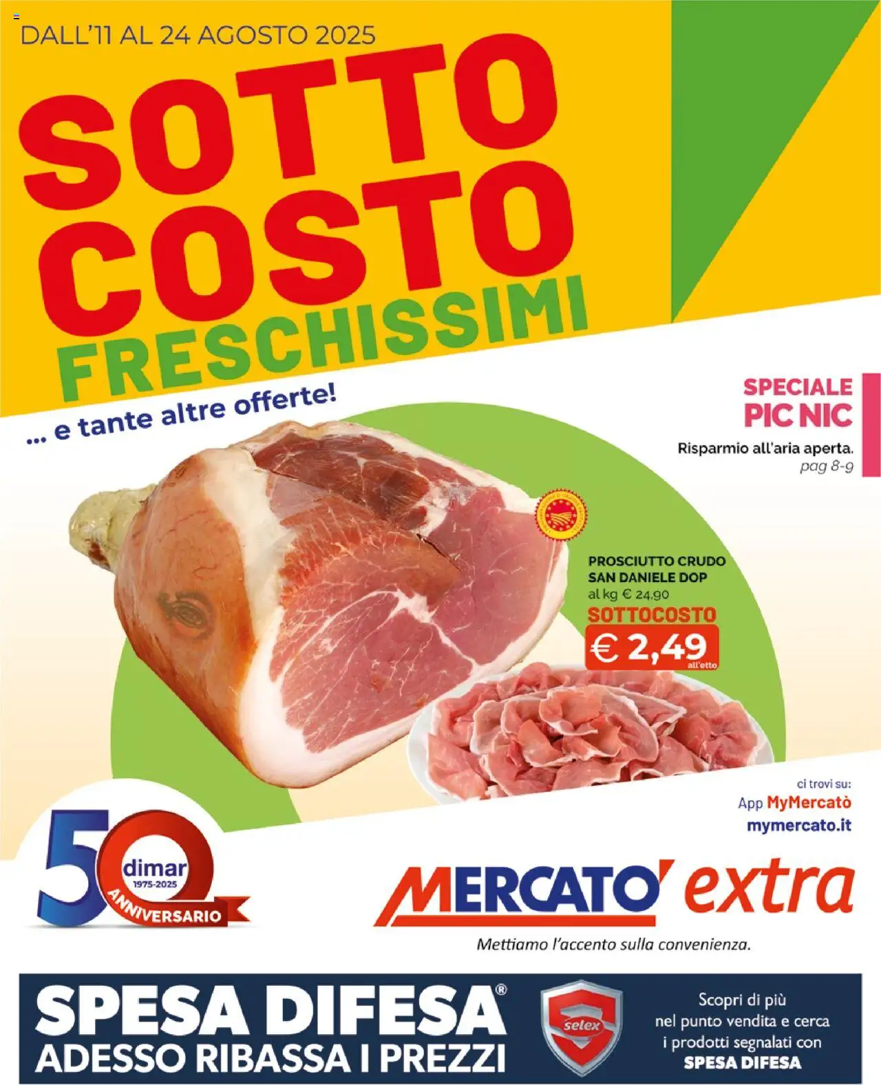 Volantino Mercatò valido da 11/08/2025 numero di pagina 1