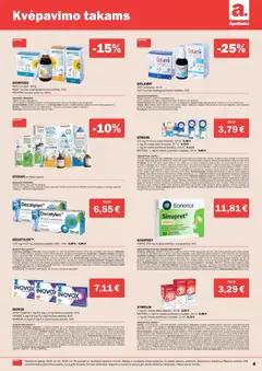 Apotheka parduotuvės leidinio Leidinys galiojančio nuo 2025.11.01 peržiūra | puslapis: 5