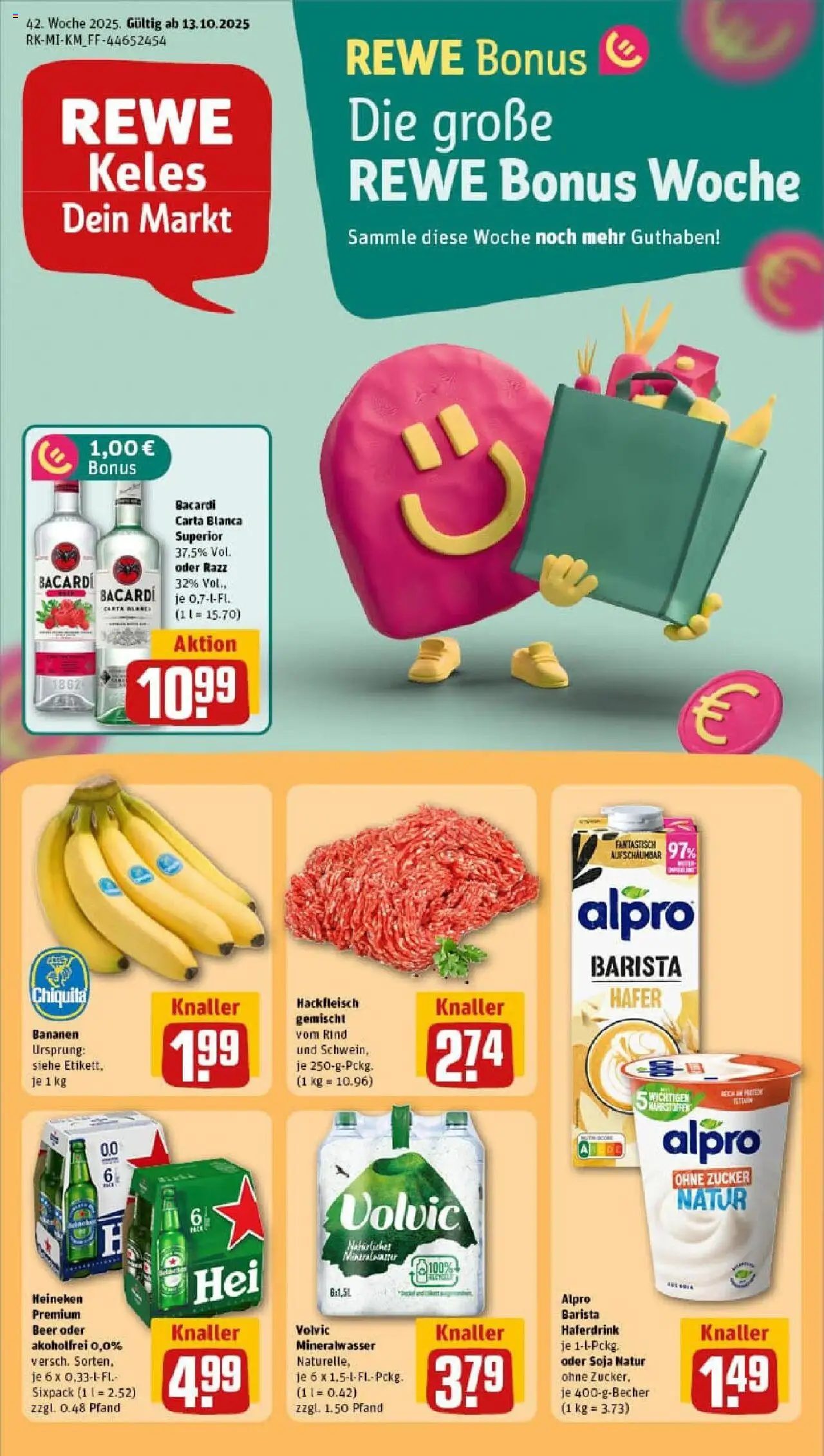 REWE Prospekt ab 13.10.2025 nächste Woche - Prospekt Darmstadt / Martinsviertel	