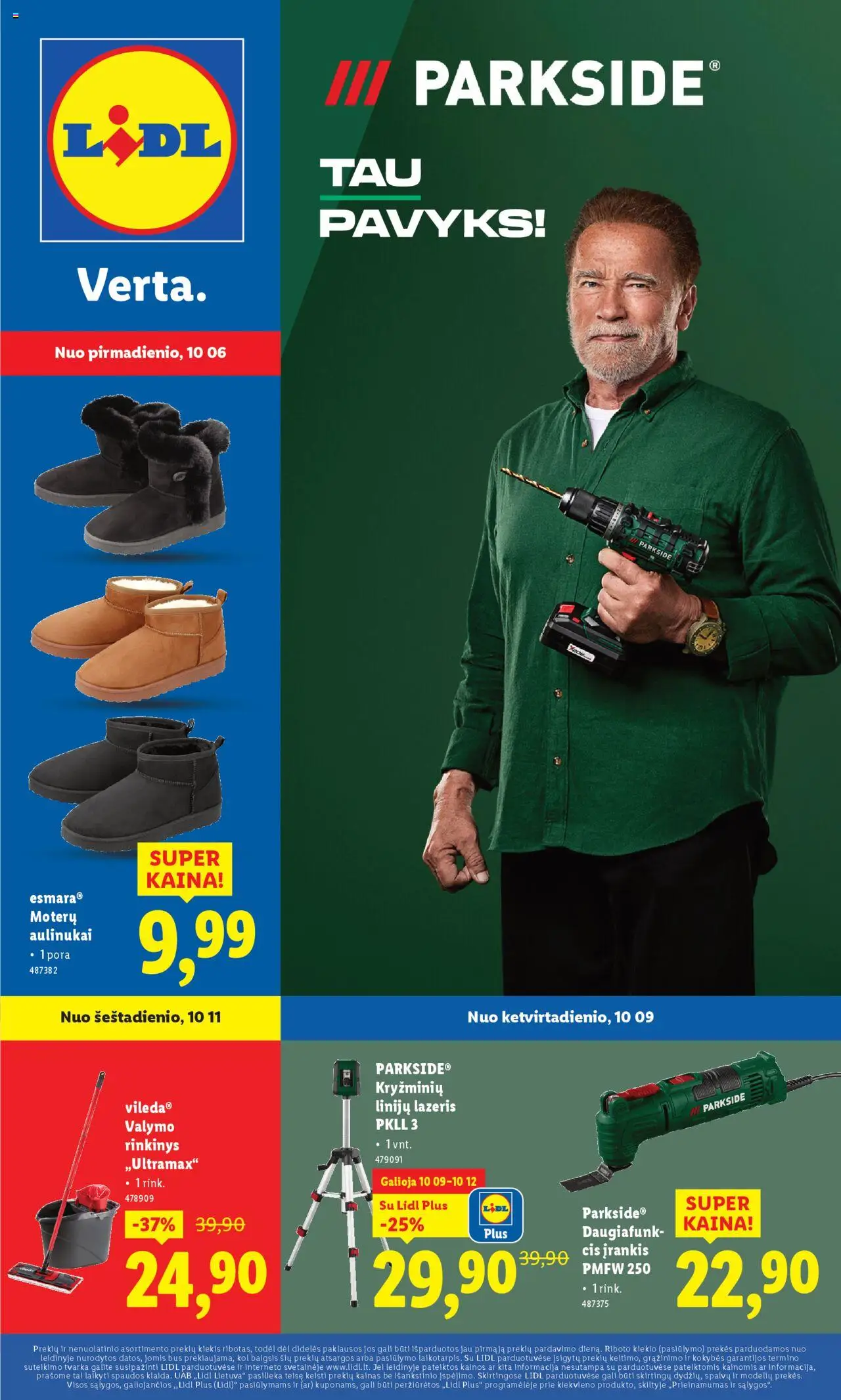 LIDL leidinys galioja nuo 2025.10.06 – puslapio numeris 1