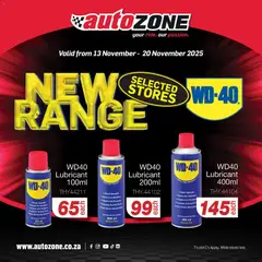 Preview of AutoZone flyer valid from 13/11/2025