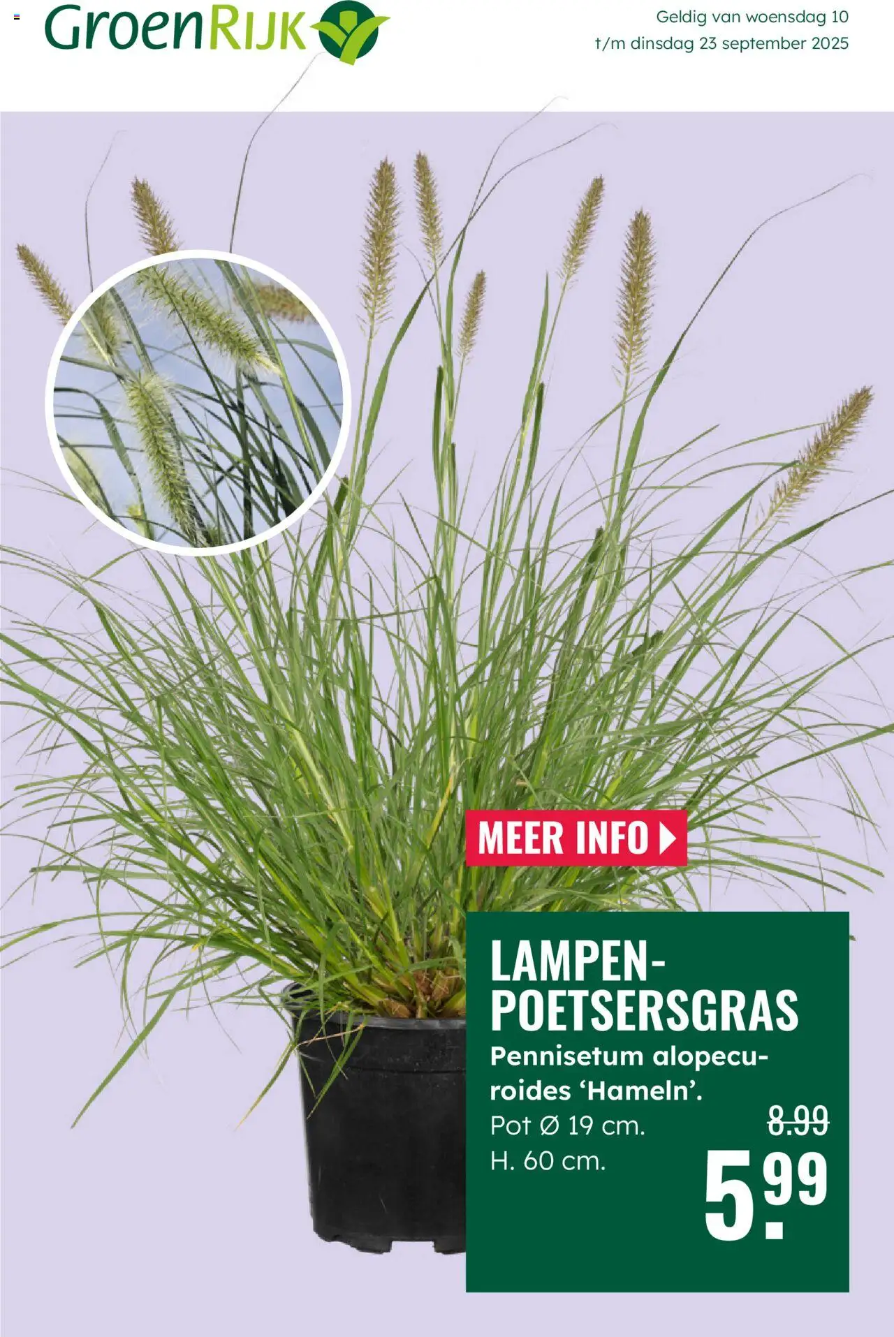 GroenRijk shop Folder geldig vanaf 10-09-2025 - Paginanummer 1