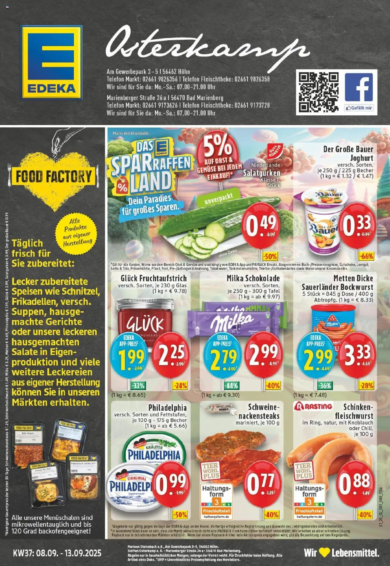 EDEKA Prospekt ab 07.09.2025 - Prospekt Bad Marienberg Online