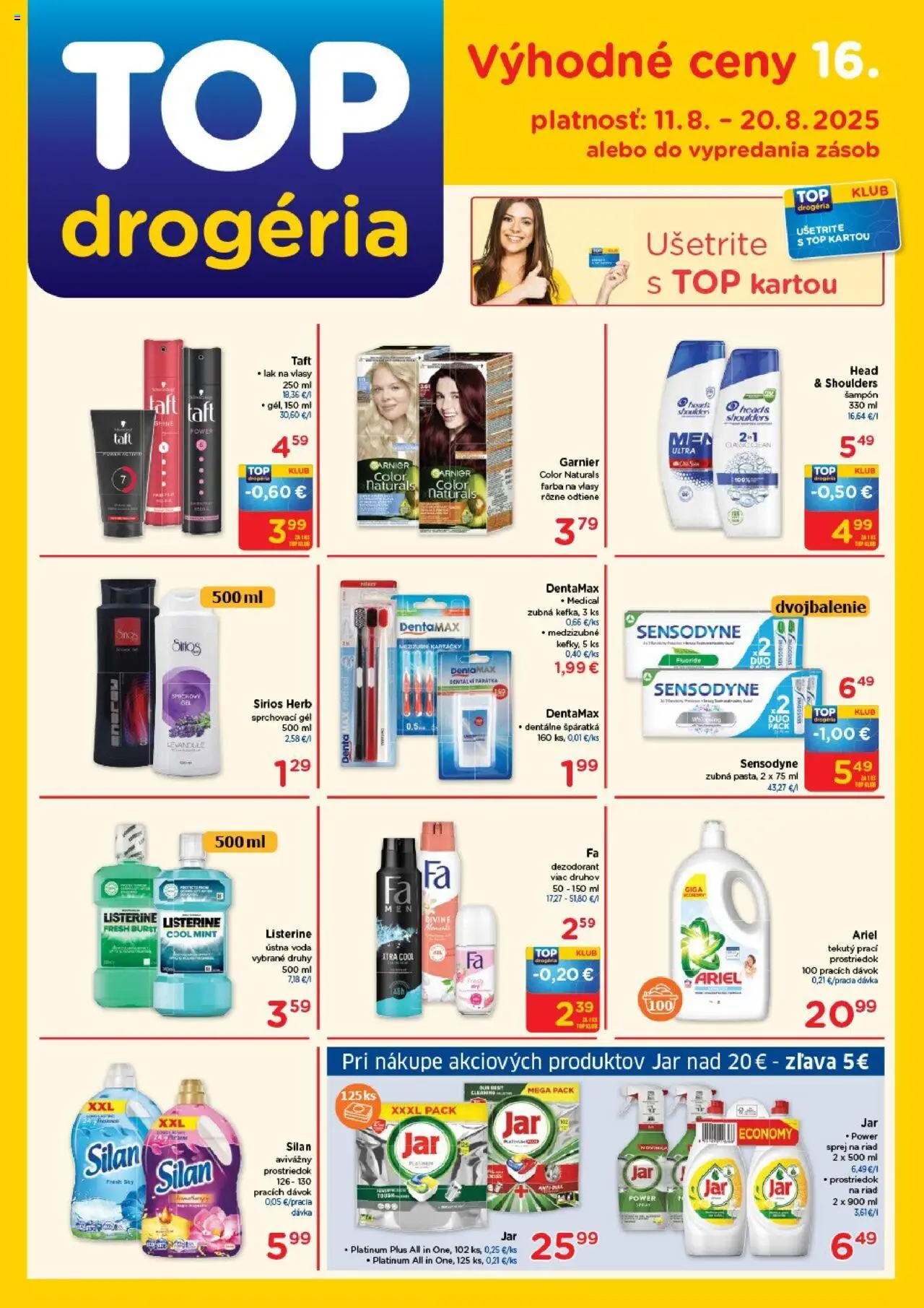 TOP Drogéria Leták (11.08. - 20.08.2025) - Akčná ponuka