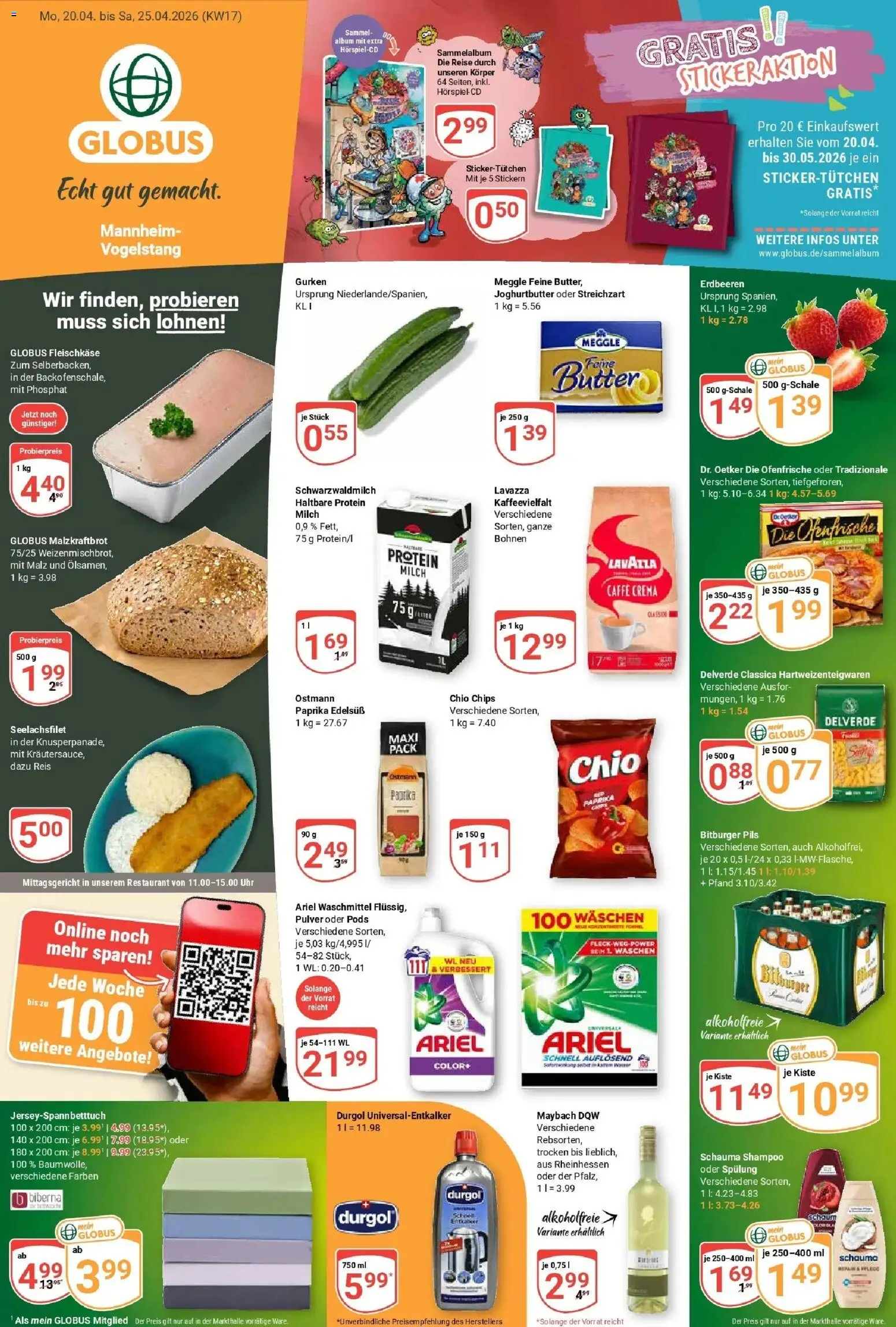 Vorschau von dem Prospekt des Geschäftes Globus, gültig ab dem 20.04.2026