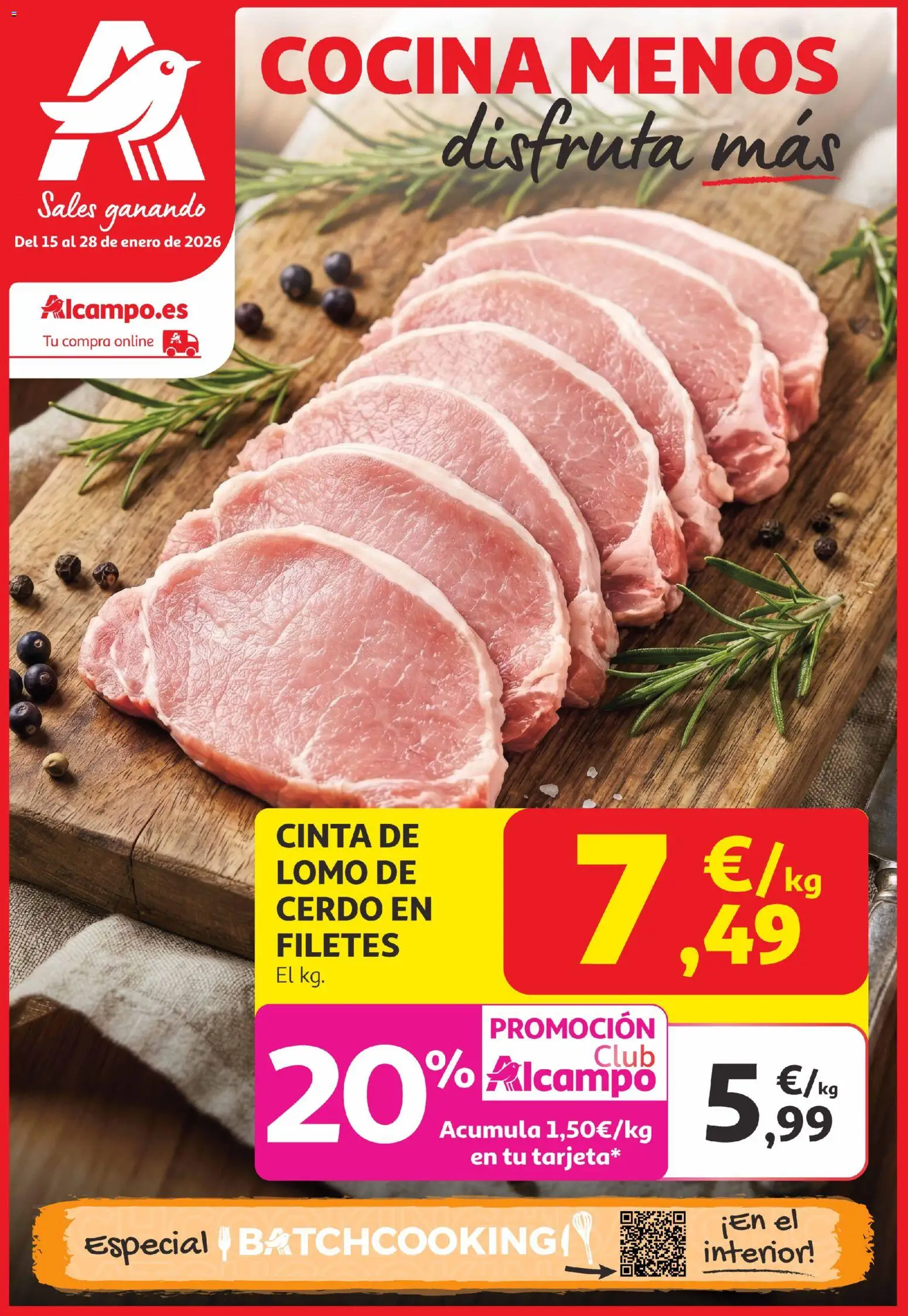 Vista previa del folleto de la tienda Alcampo válido desde el 15/01/2026 