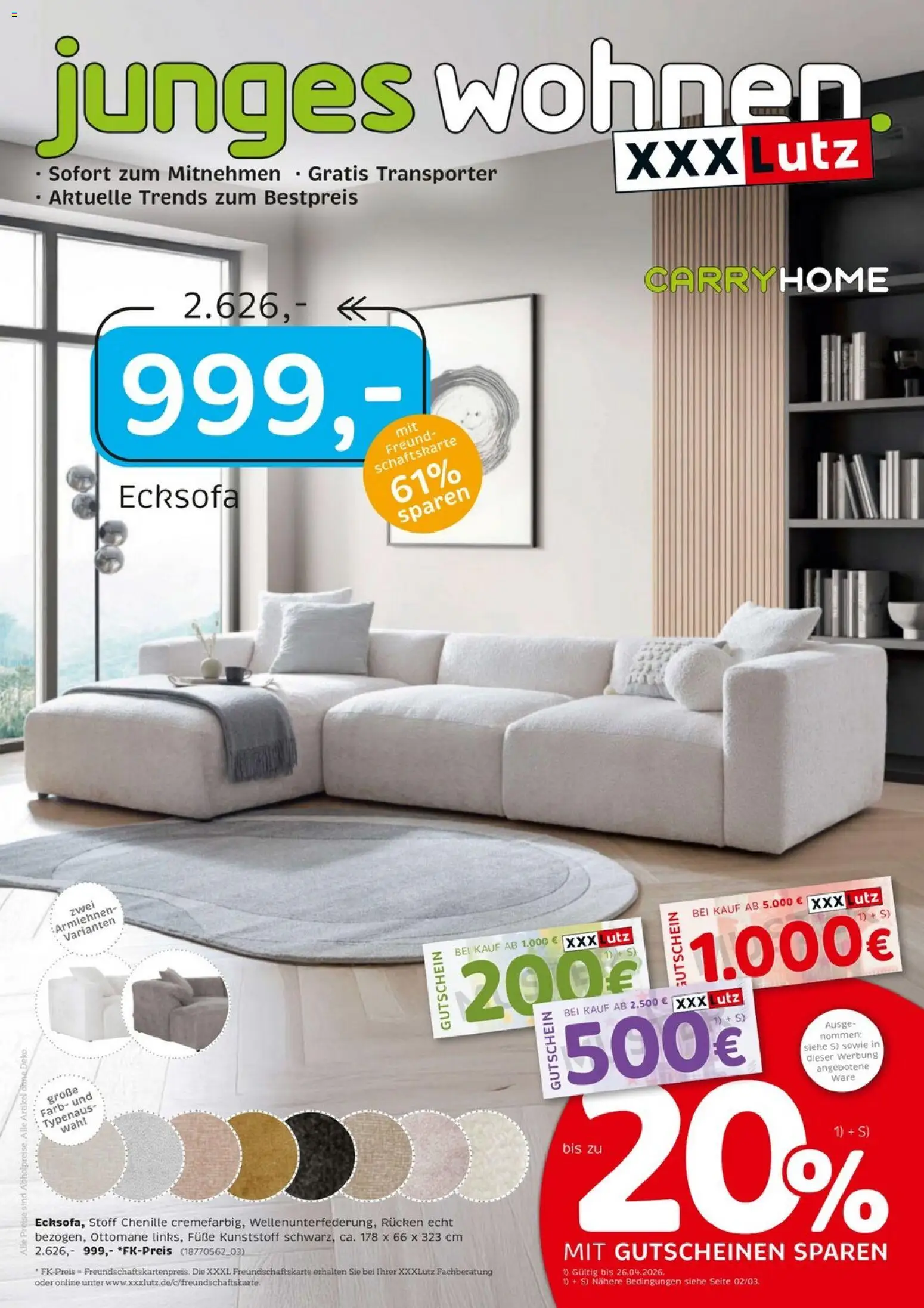 Vorschau von dem Prospekt des Geschäftes XXXLutz, gültig ab dem 11.04.2026