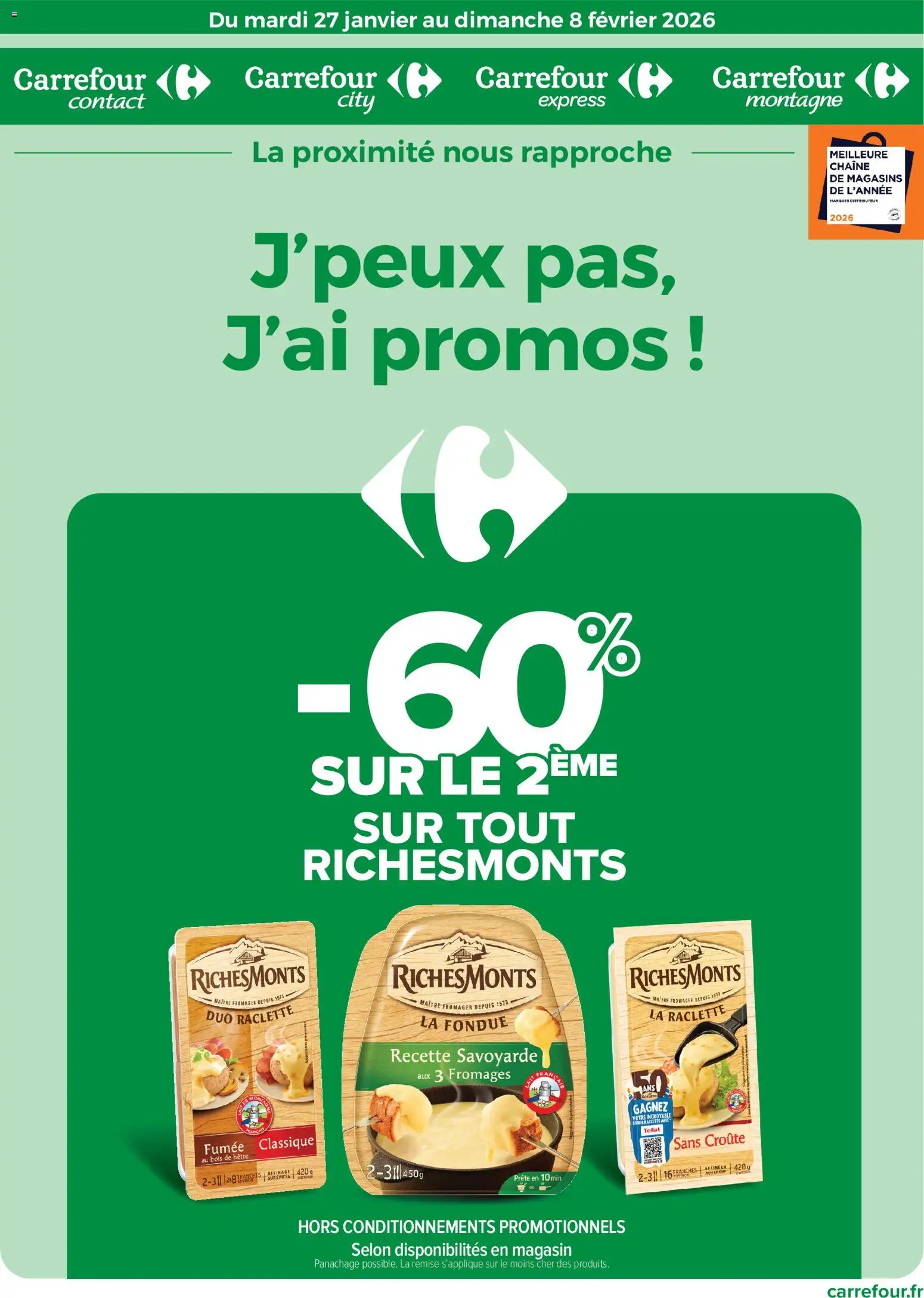 Prévisualisation de Spécial chandeleur à goût promo du magasin Carrefour City formulaire valide 27/01/2026