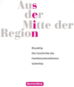 Vorschau der Angebote: Sutterlüty Unsere Chronik gültig ab 01.08.2025