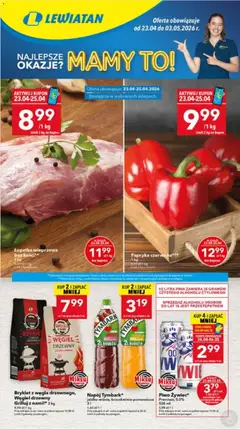 Pogląd gazetki "Lewiatan gazetka - Ostrów Wielkopolski" ze sklepu Lewiatan ważnej od 23.04.2026