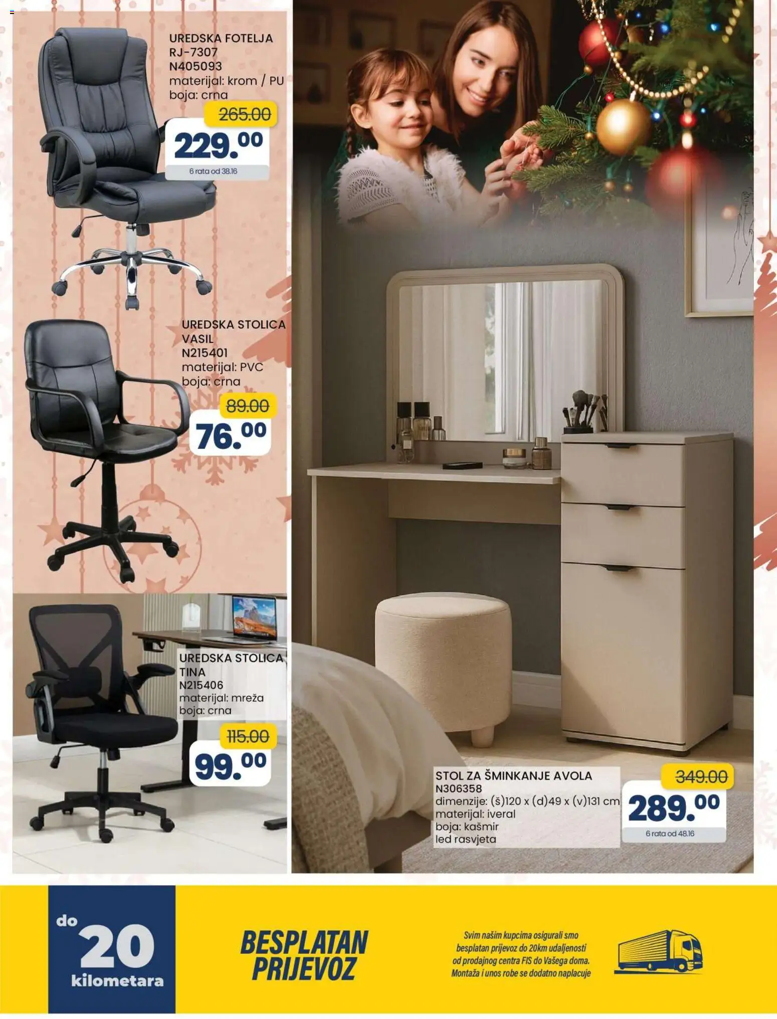 Pregled letka Katalog trgovine FIS vrijedi od 2025.12.23