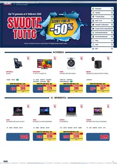 Anteprima dell'opuscolo Volantino Trento dal negozio Trony valido da 15/01/2026