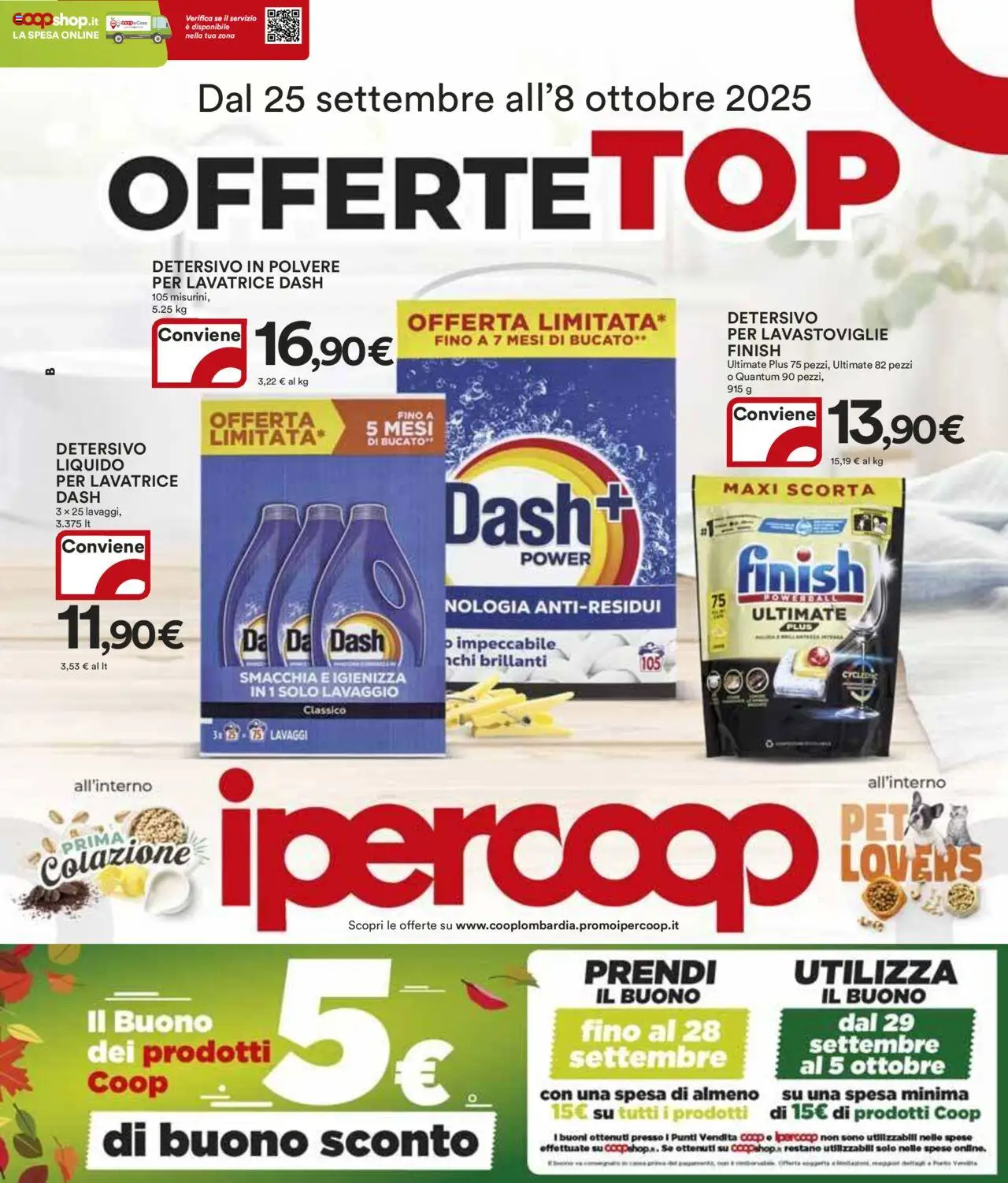 Volantino Ipercoop valido da 25/09/2025 numero di pagina 1