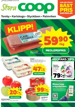 Förhandsgranska reklamblad Aktuella reklamblad Stora Coop från butik Stora Coop gäller från 15/09/2025