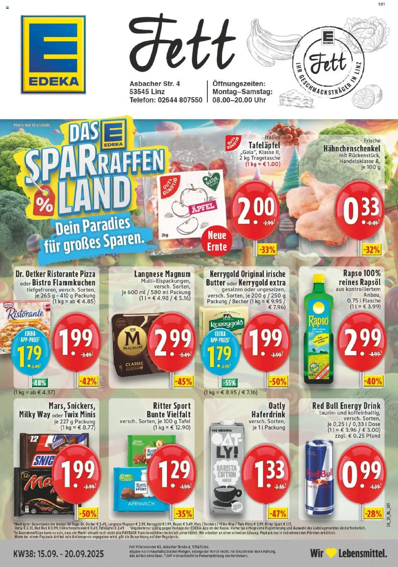 EDEKA Prospekt ab 14.09.2025 - Prospekt Linz Am Rhein Online