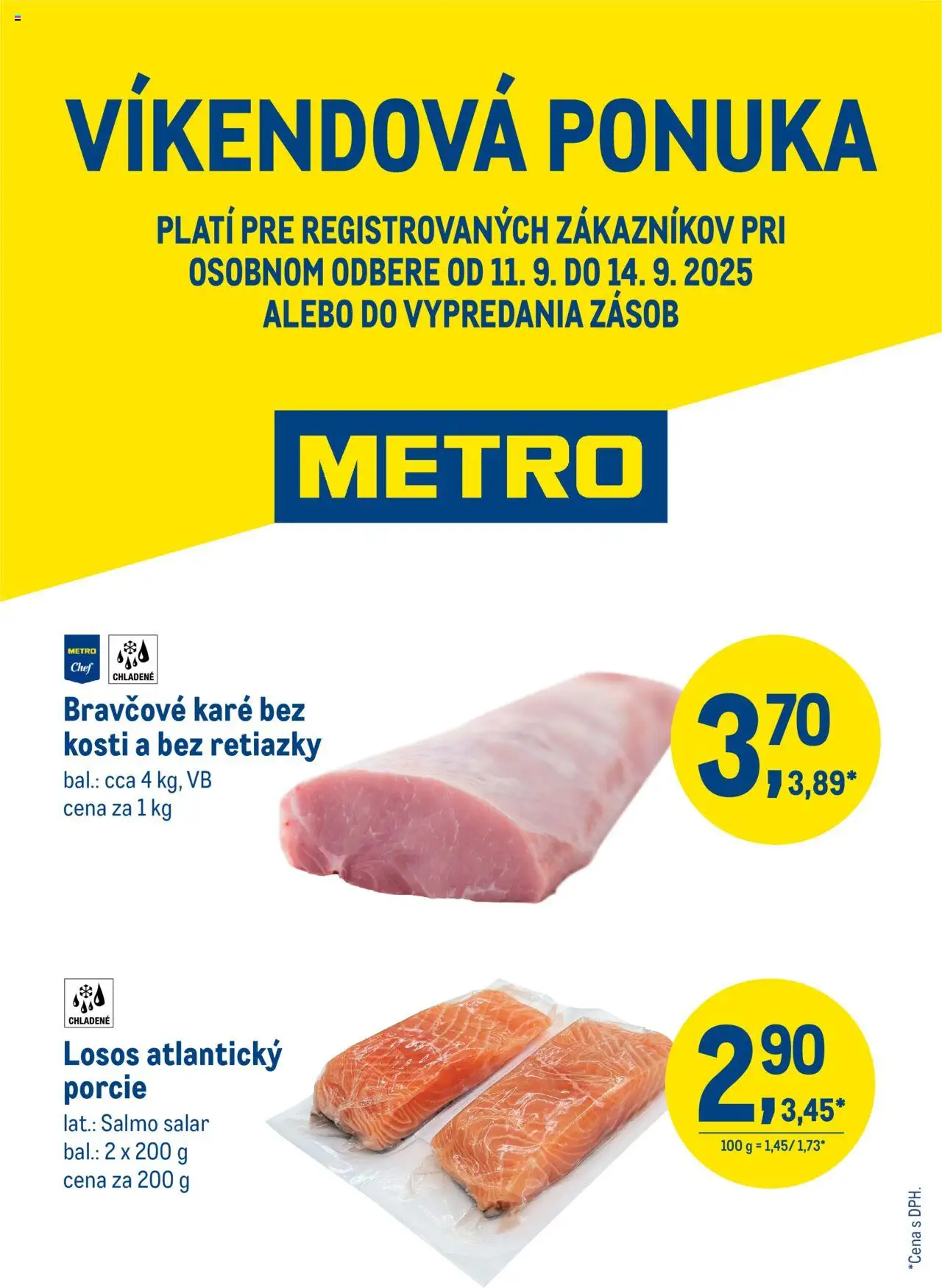 Metro Víkendová ponuka (11.09. - 14.09.2025) - Akčná ponuka
