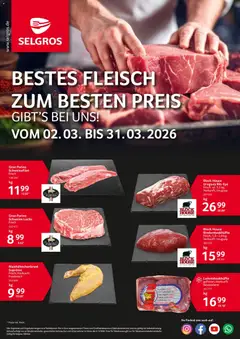 Vorschau von dem Prospekt des Geschäftes Selgros, gültig ab dem 02.03.2026