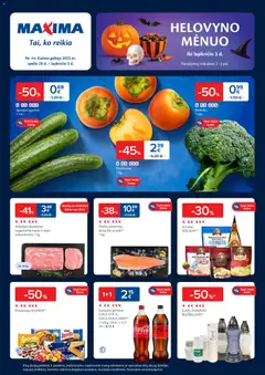 MAXIMA parduotuvės leidinio Leidinys galiojančio nuo 2025.10.28 peržiūra | puslapis: 1