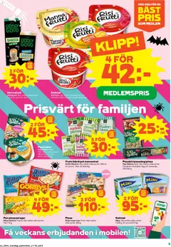 Förhandsgranska reklamblad Aktuella reklamblad Stora Coop från butik Stora Coop gäller från 27/10/2025 | Sida : 9