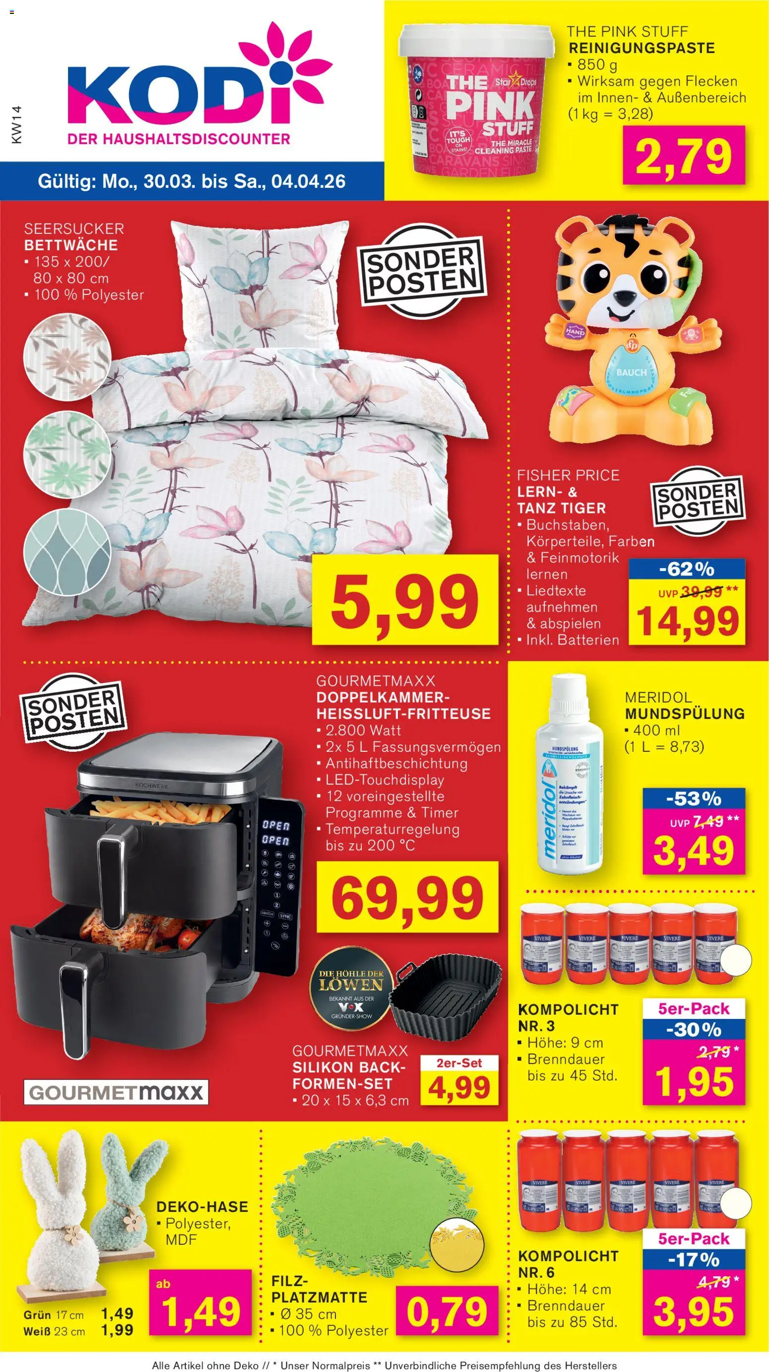 Vorschau von dem Prospekt des Geschäftes KODi, gültig ab dem 30.03.2026