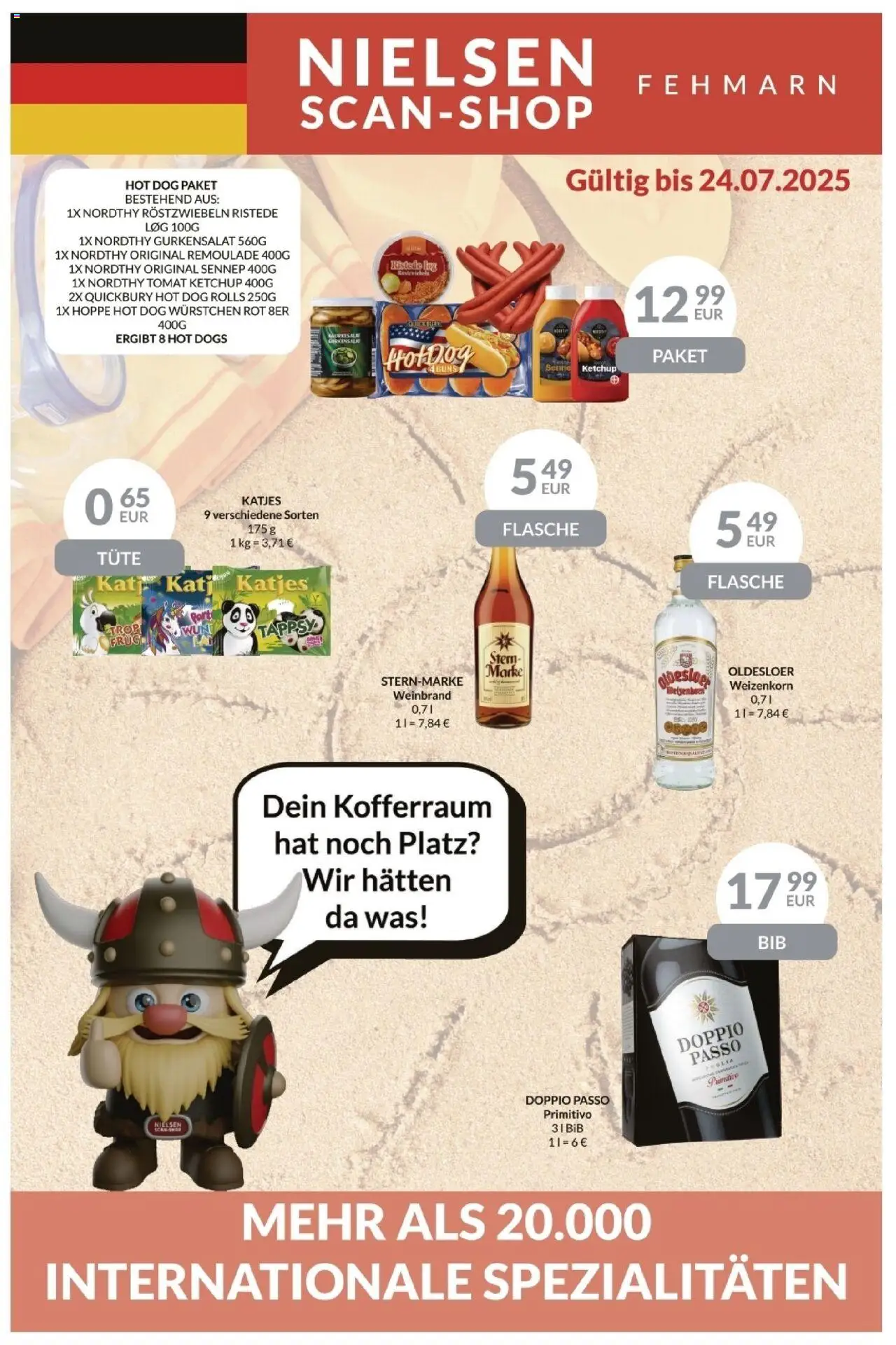 Nielsen Discount tilbudsavis gyldig fra 11/07/2025 - side 1 - Ketchup, Ristede Løg, Løg, Sennep, Remoulade, Hat