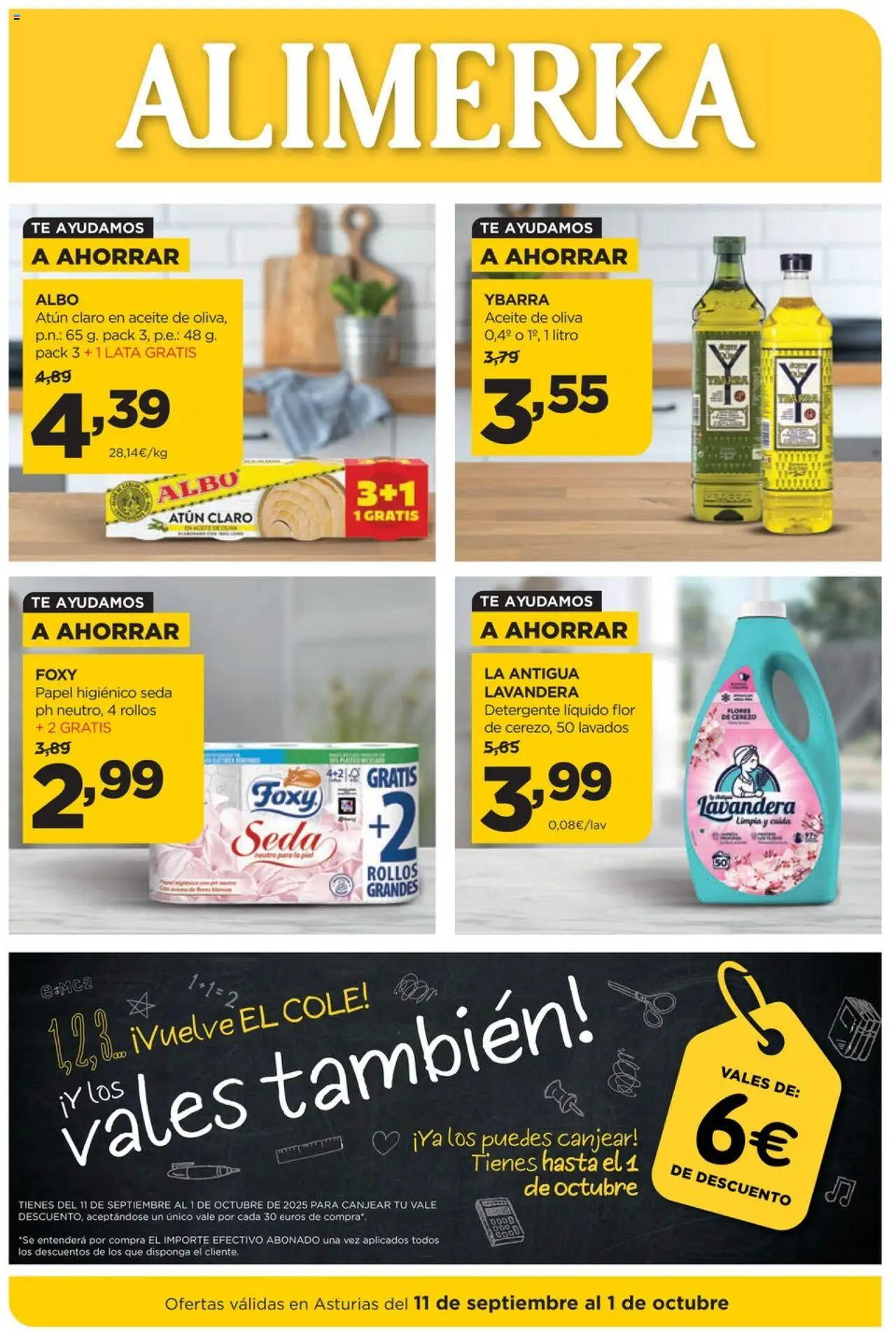 Alimerka Ofertas Asturias >> 11/09 - 01/10/2025 (catálogo)