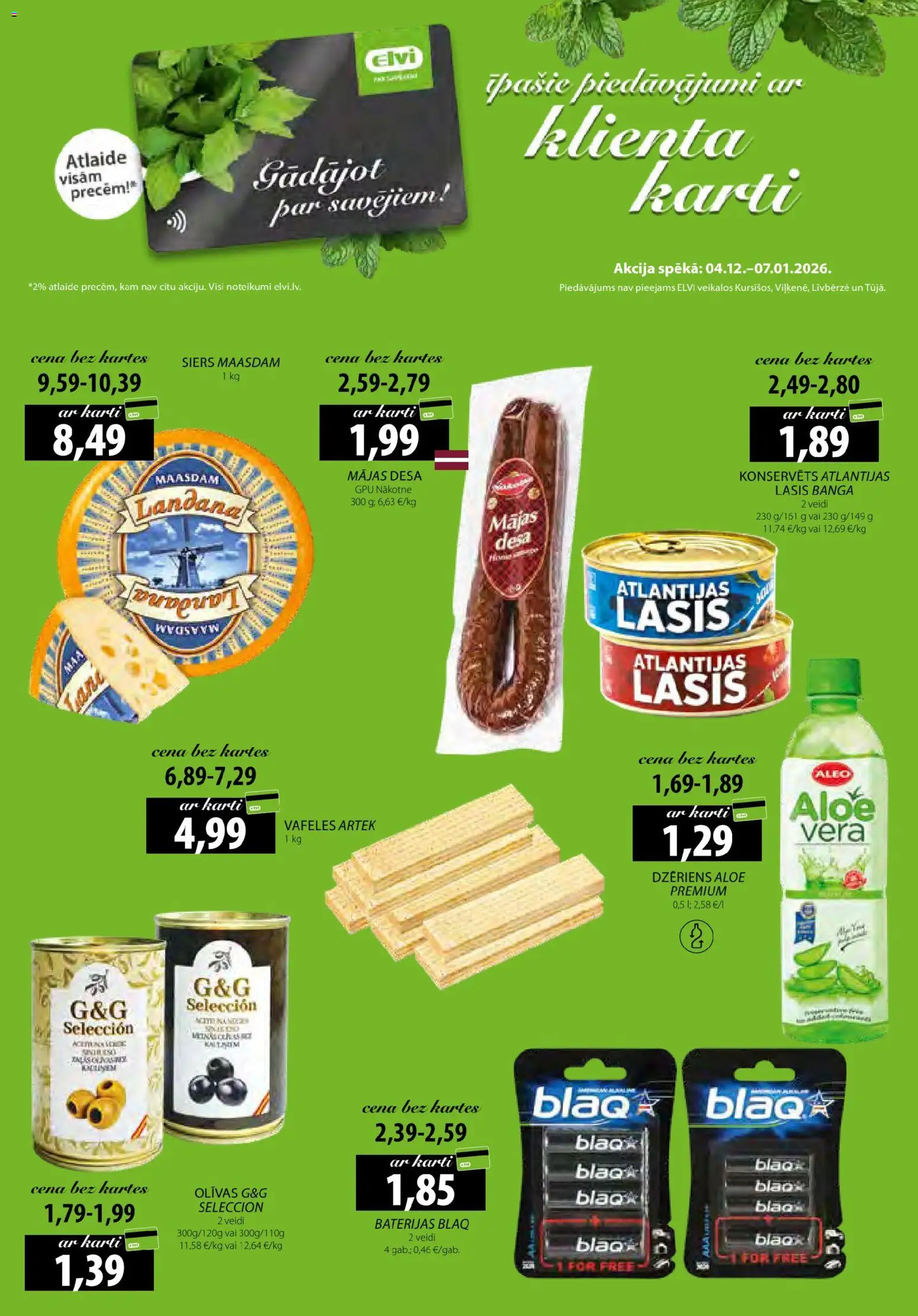 Skatīt Elvi akciju bukletu, derīgs no 2025.12.04