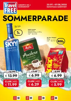 Vorschau der Angebote: Travel FREE Flugblatt gültig ab 25.07.2025