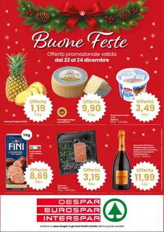 Anteprima dell'opuscolo Volantino Natale dal negozio Eurospar valido da 22/12/2025